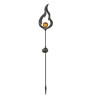 Star Trading LED-Solar Wegleuchte mit Glaskugel "MELILLA", 85cm