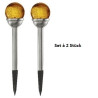 Star Trading LED-Solar Wegleuchte "ROMA" Set mit 2 Stück, 1 LED