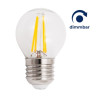 McShine LED Lampe Birne "FILED G45" E27, 6W, matt