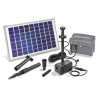 Esotec Solar Teichpumpenset "10/750", 12V, 10W, mit Lichtring