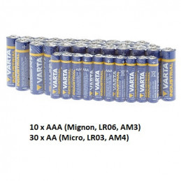 Varta AA/LR06 und AAA/LR03...