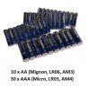 Varta AA/LR06 und AAA/LR03 Alkaline Batterie, 1.5V