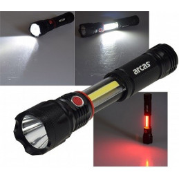 Arcas LED-Taschenlampe, 3W,...