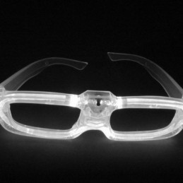 HM LED-Brille ohne Gläser,...