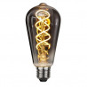 Star Trading LED-Lampe, Filament "Smoke Spiral" E27 ST64, 2W