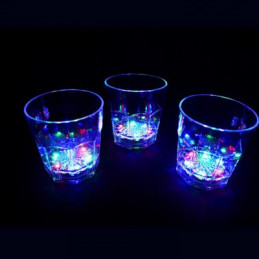 HM LED-Flash Whisky Glas,...