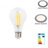 OPTONICA LED-Lampe, Birne "FILA-14W" E27, A65, 14W, matt